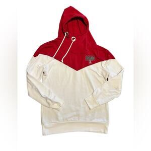 Alabama Women’s Size Medium Red and White Hoodie with Chest Logo